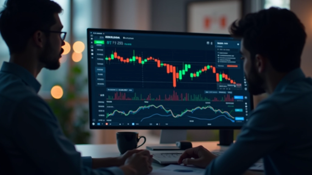 Dashboard de trading com indicadores técnicos RSI, MACD e médias móveis